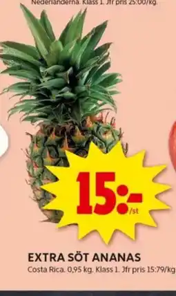 ICA Kvantum EXTRA SÖT ANANAS erbjuda