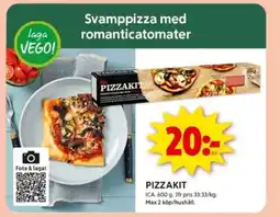 ICA Kvantum PIZZAKIT erbjuda