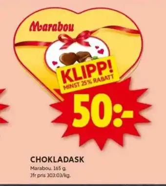 ICA Kvantum Chokladask erbjuda