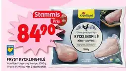 ICA Kvantum Fryst kycklingfilé erbjuda