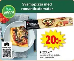 ICA Kvantum Pizzakit erbjuda