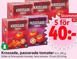 ICA Supermarket Krossade, passerade tomater erbjuda
