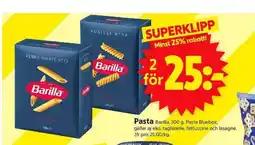 ICA Supermarket Pasta Barilla erbjuda