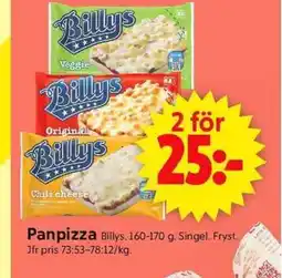 ICA Supermarket Panpizza Billys. erbjuda