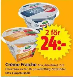 ICA Supermarket Crème Fraiche erbjuda