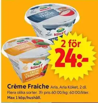 ICA Supermarket Crème Fraiche erbjuda