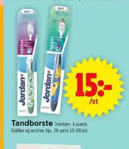 ICA Supermarket Tandborste Jordan. 1-pack. erbjuda