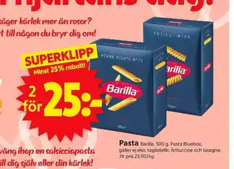 ICA Supermarket Pasta erbjuda