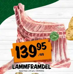 Bazaar Food market LAMMFRAMDEL erbjuda