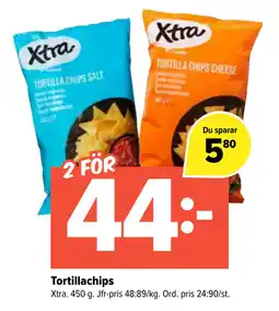 Coop Extra Tortillachips erbjuda