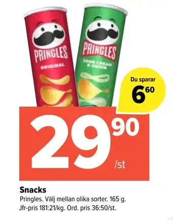 Coop Extra Snacks erbjuda