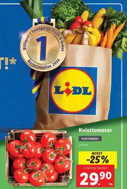 Lidl Kvisttomater erbjuda