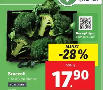 Lidl Broccoli erbjuda