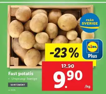 Lidl Fast potatis erbjuda