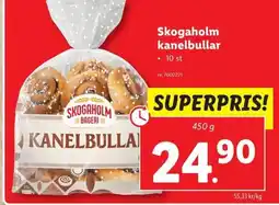 Lidl Skogaholm kanelbullar erbjuda