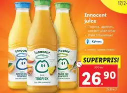 Lidl Innocent juice erbjuda