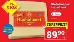 Lidl Glada bonden hushållsost erbjuda