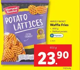 Lidl HARVEST BASKET Waffle Fries erbjuda