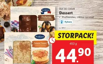 Lidl Duc De Coeur Dessert erbjuda