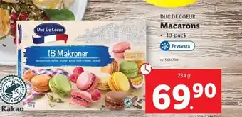 Lidl DUC DE COEUR Macarons erbjuda