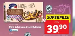 Lidl Duc De Coeur Mini-Eclairs med vaniljfyllning erbjuda