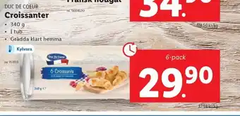 Lidl Duc De Coeur Croissanter erbjuda