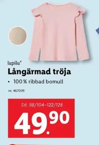 Lidl lupilu Långärmad tröja erbjuda