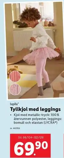 Lidl Lupilu tyllkjol med leggings erbjuda