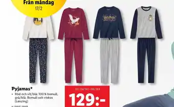 Lidl Pyjamas* erbjuda