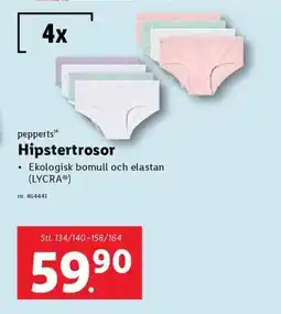 Lidl Hipstertrosor erbjuda