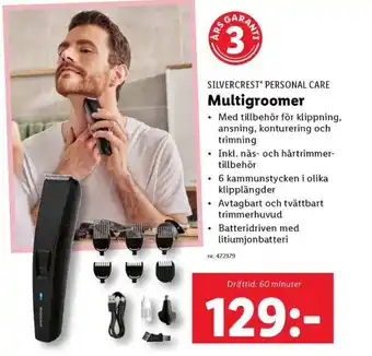 Lidl SILVERCREST PERSONAL CARE Multigroomer erbjuda