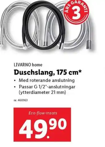 Lidl LIVARNO home Duschslang* erbjuda