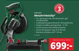 Lidl PARKSIDE Metallvinkelslip* erbjuda