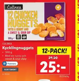 Lidl CULINEA Kycklingnuggets erbjuda