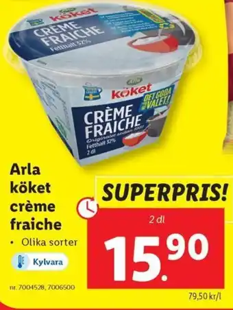 Lidl Arla köket crème fraiche erbjuda