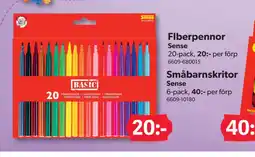 DollarStore FIberpennor erbjuda