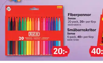 DollarStore FIberpennor erbjuda