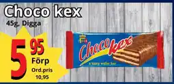 Supergrossen Choco kex erbjuda