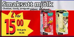 Supergrossen Smaksatt mjölk erbjuda