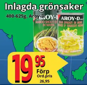 Supergrossen Inlagda grönsaker erbjuda