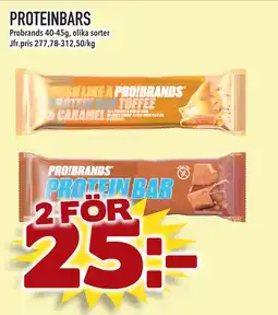 Supergrossen PROTEINBARS erbjuda