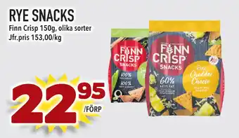 Supergrossen RYE SNACKS erbjuda