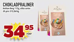 Supergrossen CHOKLADPRALINER erbjuda