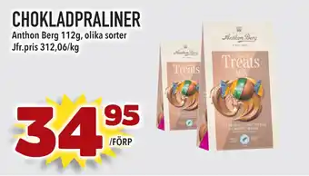 Supergrossen CHOKLADPRALINER erbjuda