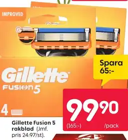 Rusta Gillette Fusion 5 rakblad (Jmf. erbjuda