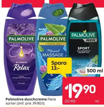 Rusta Palmolive duschcreme Flera erbjuda