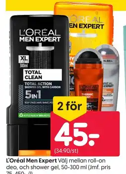 Rusta L'Oréal Men Expert erbjuda