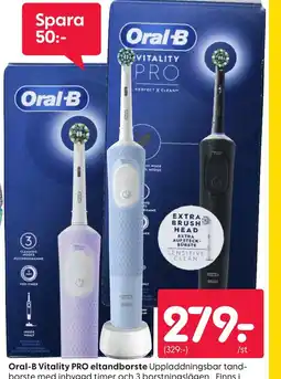 Rusta Oral-B Vitality PRO eltandborste erbjuda