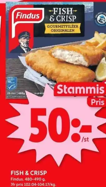 ICA Kvantum Fish & crisp erbjuda