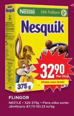 Willys NESTLÉ Flingor erbjuda